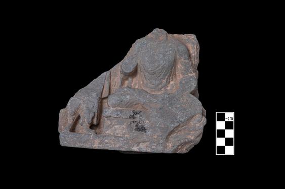 Image of Buddha and devotee