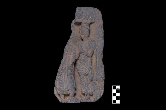 Image of Buddha and devotee