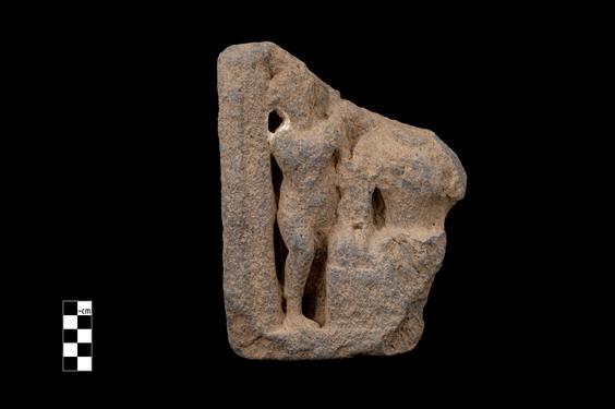 Image of Buddha and devotee