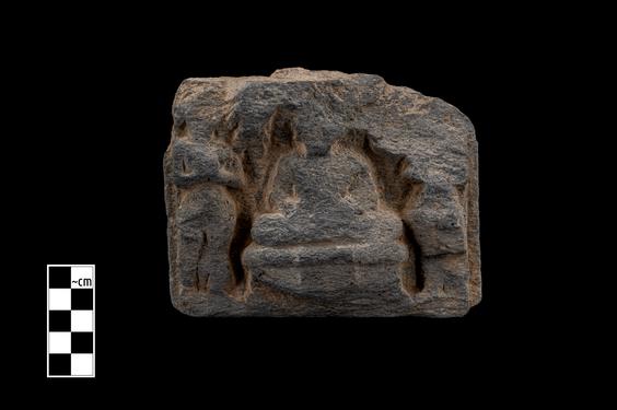 Image of Buddha and devotees