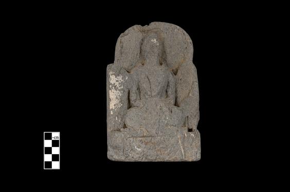 Image of Buddha and devotees