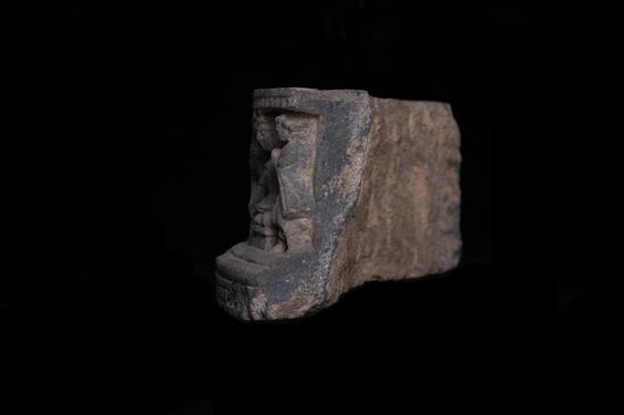 Image of Buddha and devotees; Last Existence: Taming of the Elephant