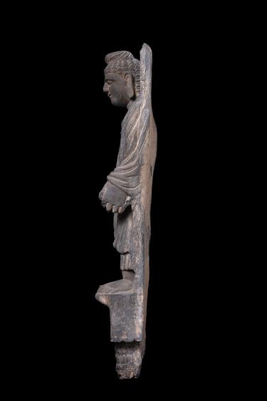 Image of Buddha; Maitreya and devotees