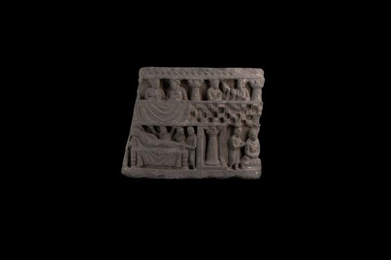 Image of Last Existence: First Sermon; Buddha's death; female figures