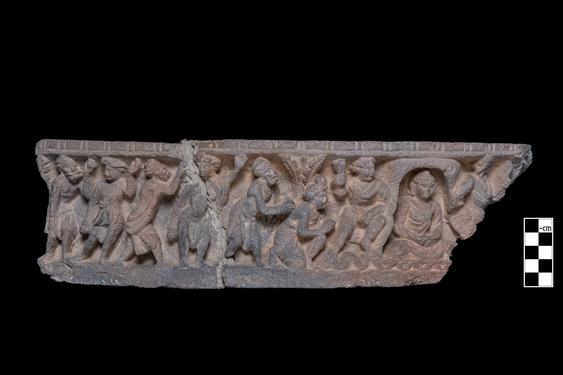 Image of Last Existence: Buddha performing a miracle before ascetics