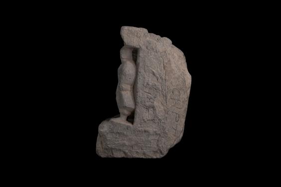 Image of Buddha and devotees