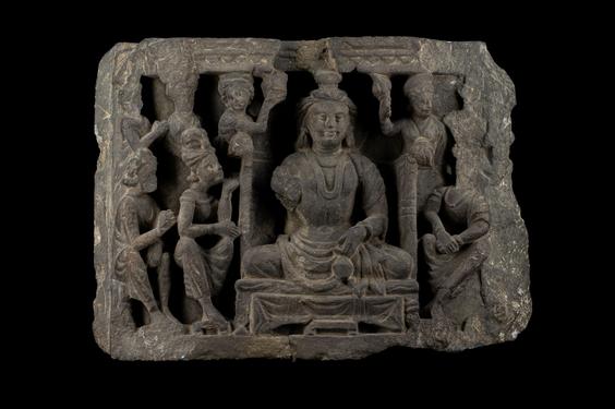 Image of Bodhisattva in Tuṣita Heaven