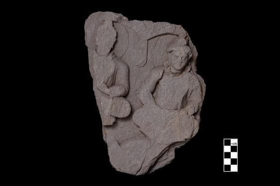 Image of Buddha and bodhisattva