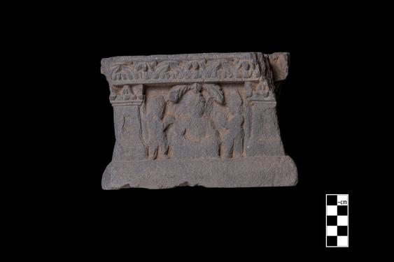 Image of Buddha and devotees