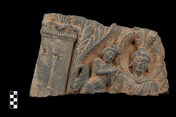 Image of Buddha and devotee