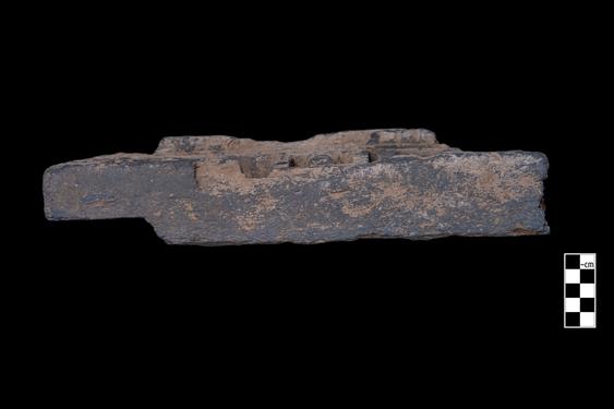 Image of Buddha and male devotee