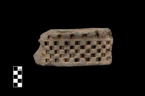 Image of Chequered grid with alternating relief squares