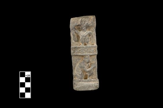 Image of Male devotee and male figure