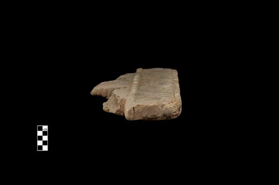 Image of Cornice with stepped pyramids