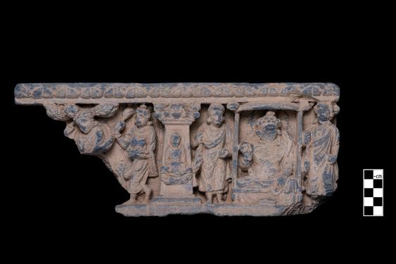 Image of Bodhisattva and donors, Unidentified scene