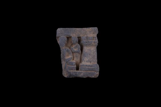 Image of Buddha and devotee